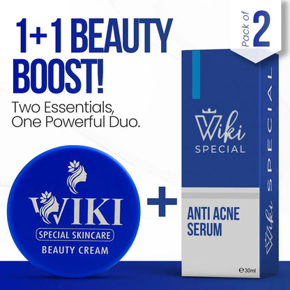Wiki Special Cream & Acne Serum - Mega Deal 3